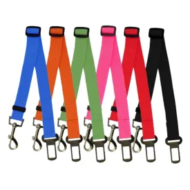 6 Colors Cat Dog Car Safety Seat Belt Harness Adjustable Pet Puppy Pup Hound Vehicle Seatbelt Lead Leash for Dogs Drop Shipping