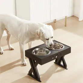 Adjustable Dog Bowls Elevated Feeder
