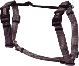 Blue-9 Reflective Buckle-Neck Balance Harness, Fully Customizable Fit No-Pull Harness with 3M Reflective Stitching, Ideal for Dog Training and Obedience, Made in The USA, Grey, Large
