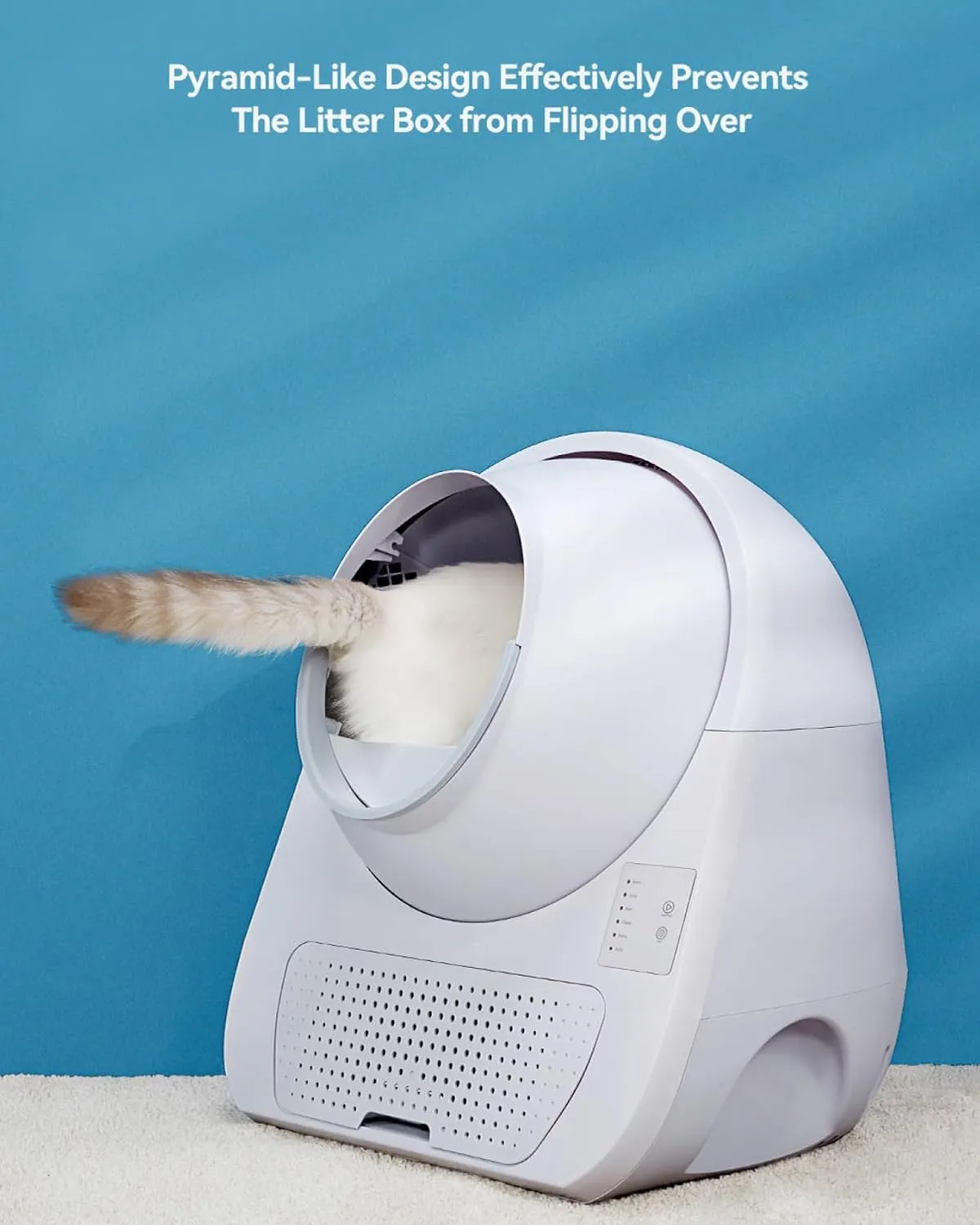 CATLINK Self-Cleaning Litter Box for Multiple Cats  Large Capacity, Double Odor Control, Supports Pets 3.522 lbs (Young Version)