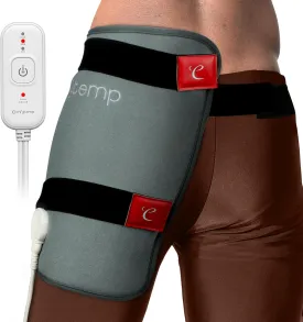 Comfytemp Hip Heating Pad for Hip/Sciatica Pain Relief, FSA HSA Eligible Hip Brace, Fathers Day Dad Gifts Birthday Gift for Mom, Lower Back/Thigh/Buttock Electric Heat Pad, Hot Physical Therapy(L/XL)