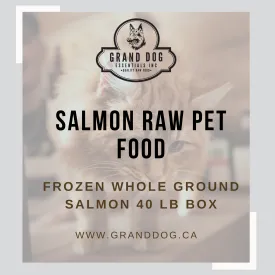 DC Salmon Raw Pet Food 40 lb Box