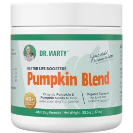 Dr. Marty Pumpkin Blend Better Life Boosters Dog Supplement 3.12oz