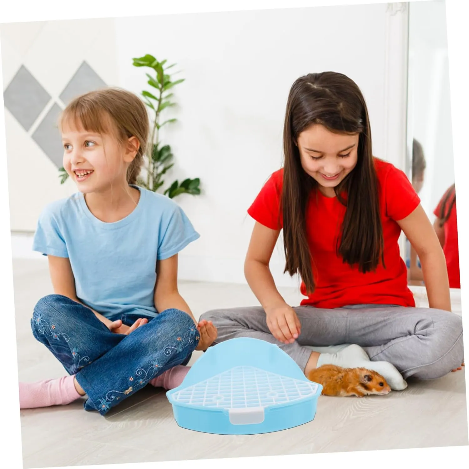 GANAZONO Pet Pee Pads Dog Litter Small Animal Litter Tray Guinea Pig Potty Plastic Pet Potty