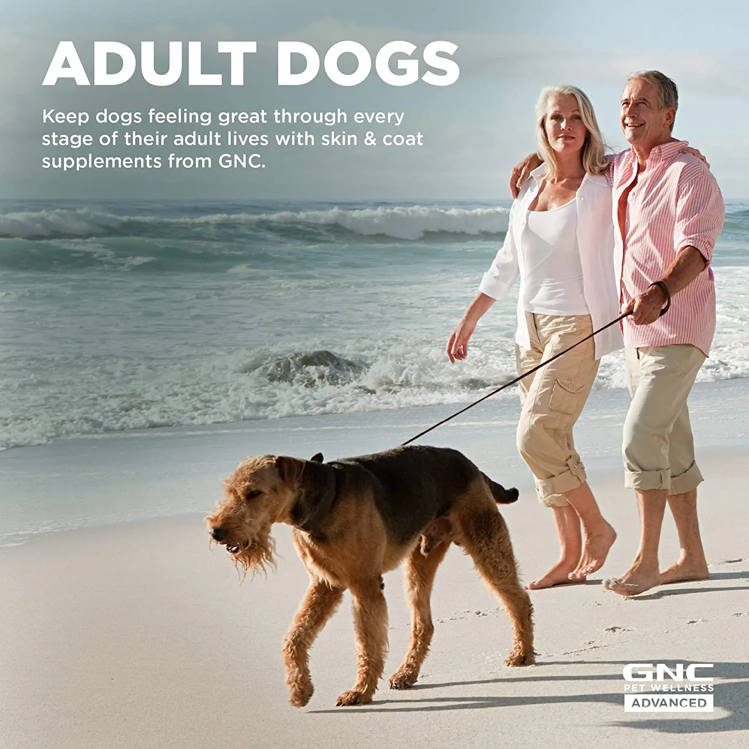 GNC for Pets Advanced Dog Supplement, 60 or 90 Ct - Dog Vitamins, Pet Supplements for Dog Health and Support, GNC Pets Pet Vitamins, GNC Dog Chews for Calming, Joint health, and More - Made in USA