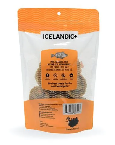 Icelandic  Redfish Skin Rolls Dog Treats