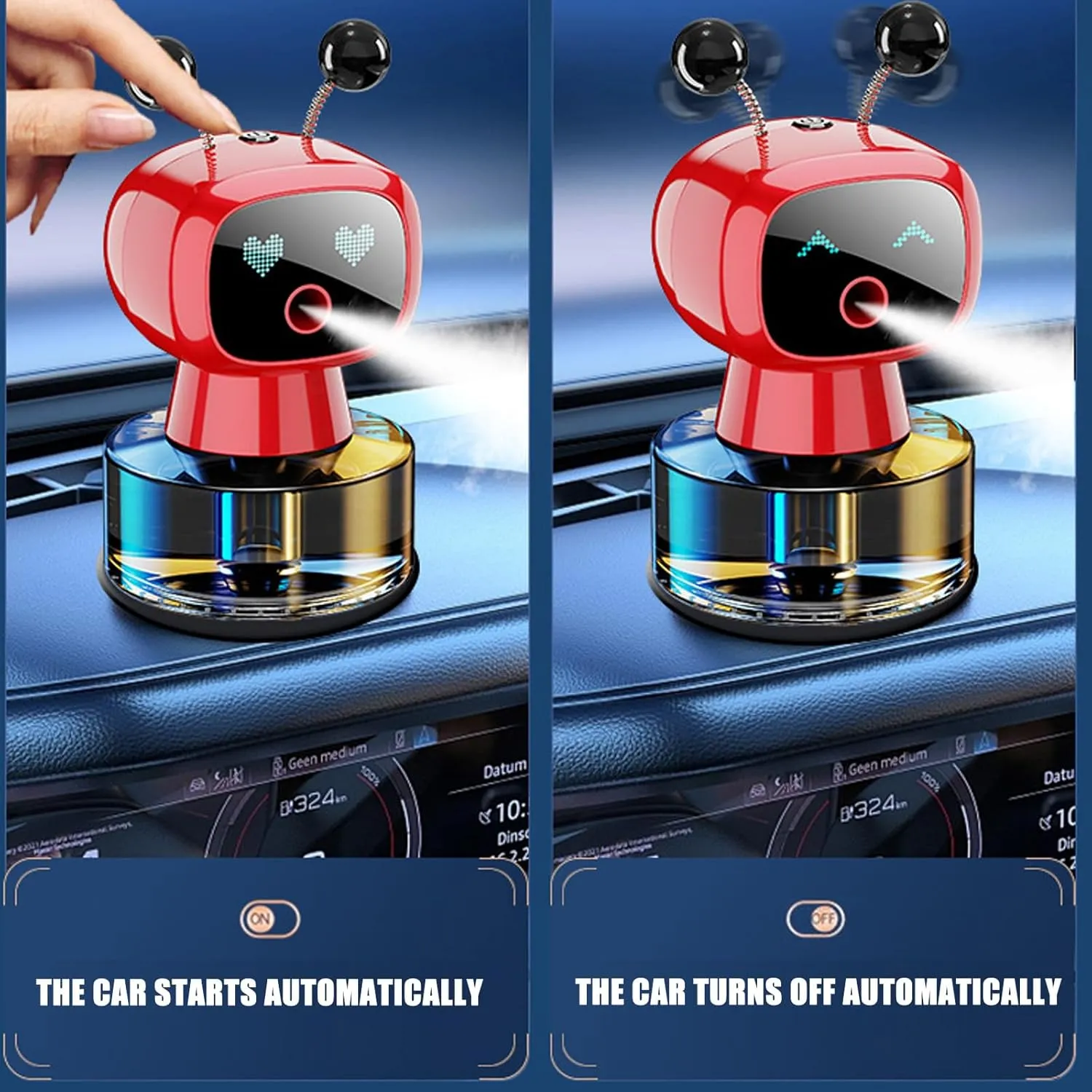Innovative Car Air Scent Dispenser Long Battery Life USB Powered For Creating A Refreshing Environment