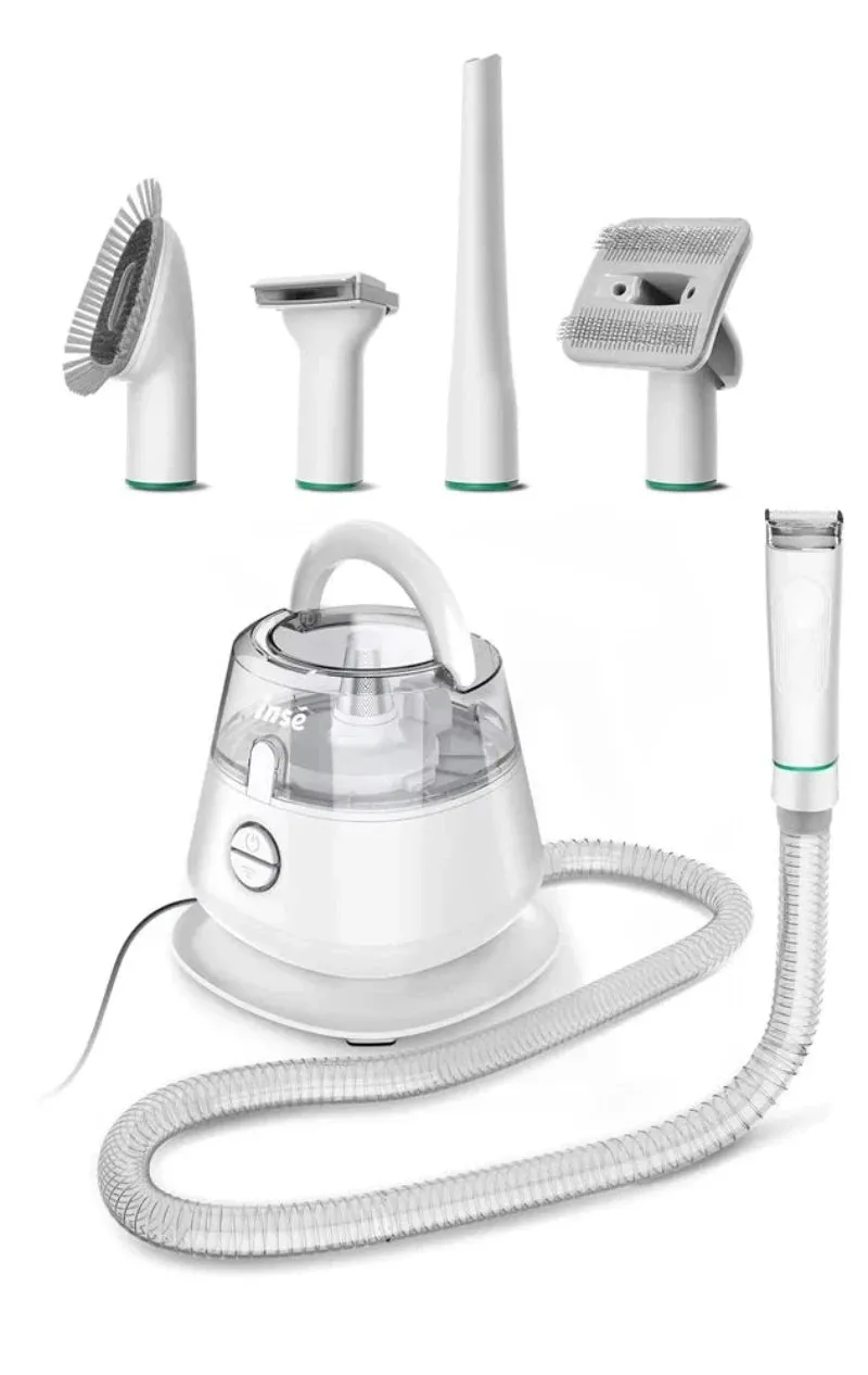 INSE P20 Pet Grooming Vacuum Kit - All-in-One Shedding & Cleaning Solution for Pets