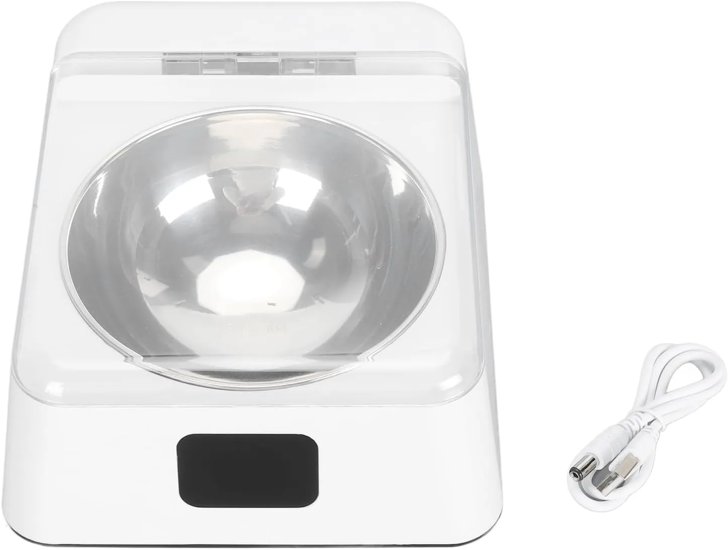 Open Lid Pet Feeder, Automatic Cat Feeder with Infrared Sensor Cover, Removable Bowl Battery Powered Intelligent Automatic Opening Lid Dog Feeder, Pet Food Dispenser for Cats and Dogs