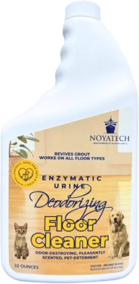 Pet Floor Cleaner  Enzyme-Powered Degreaser for Urine, Odor & Grime | Safe for Tile, Vinyl, Grout & Hardwood | Residue-Free & Pet Safe