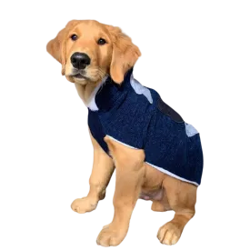 Pet Snugs Fur Coated 3 Bones Sweaters for Dogs (Dark Blue)