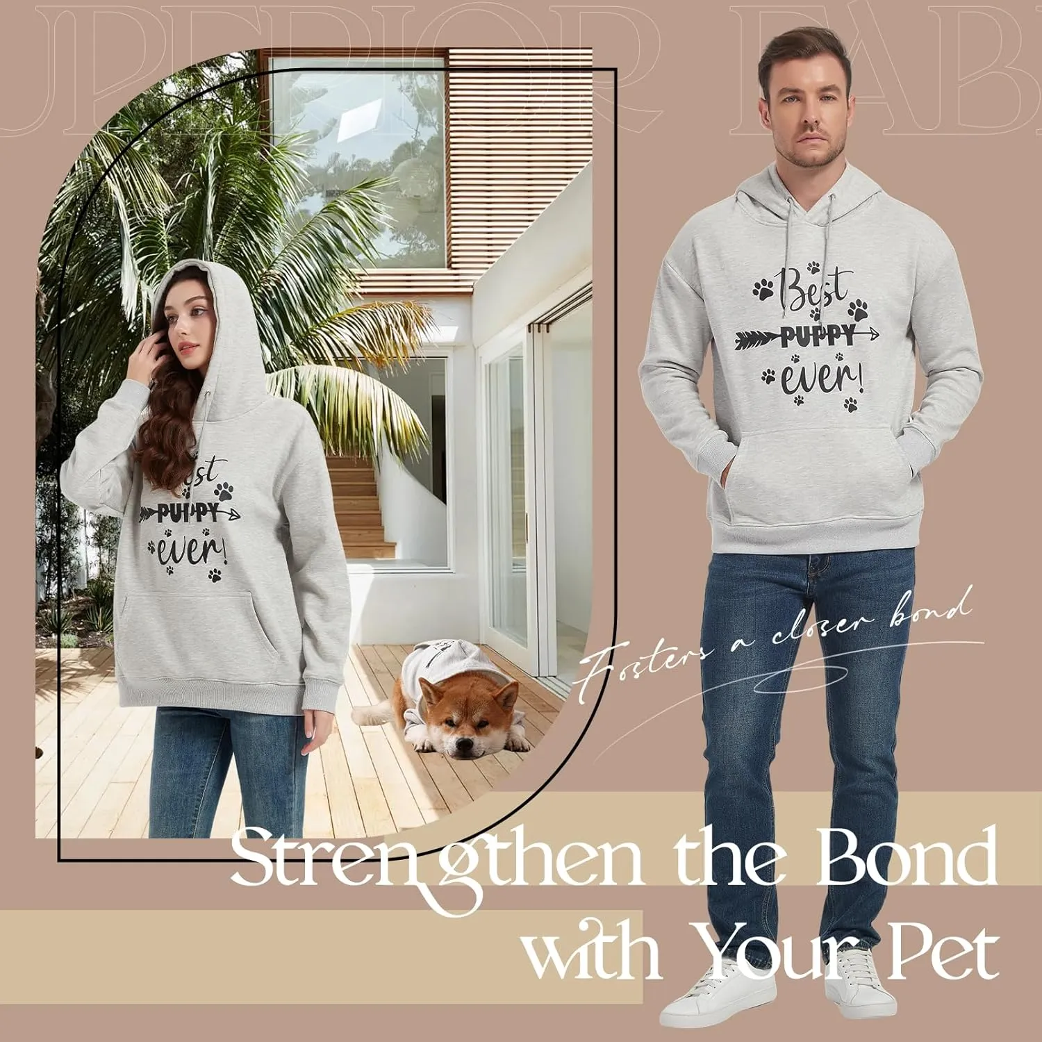 Premium Dog Hoodies - Matching Owner & Dog Warm Jackets, Soft Fleece Interior, Sold Separately