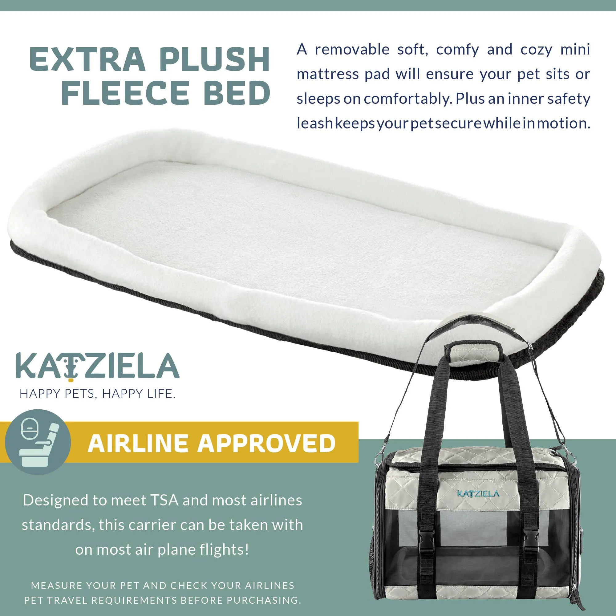 QUILTED COMPANION - Grey: Medium
