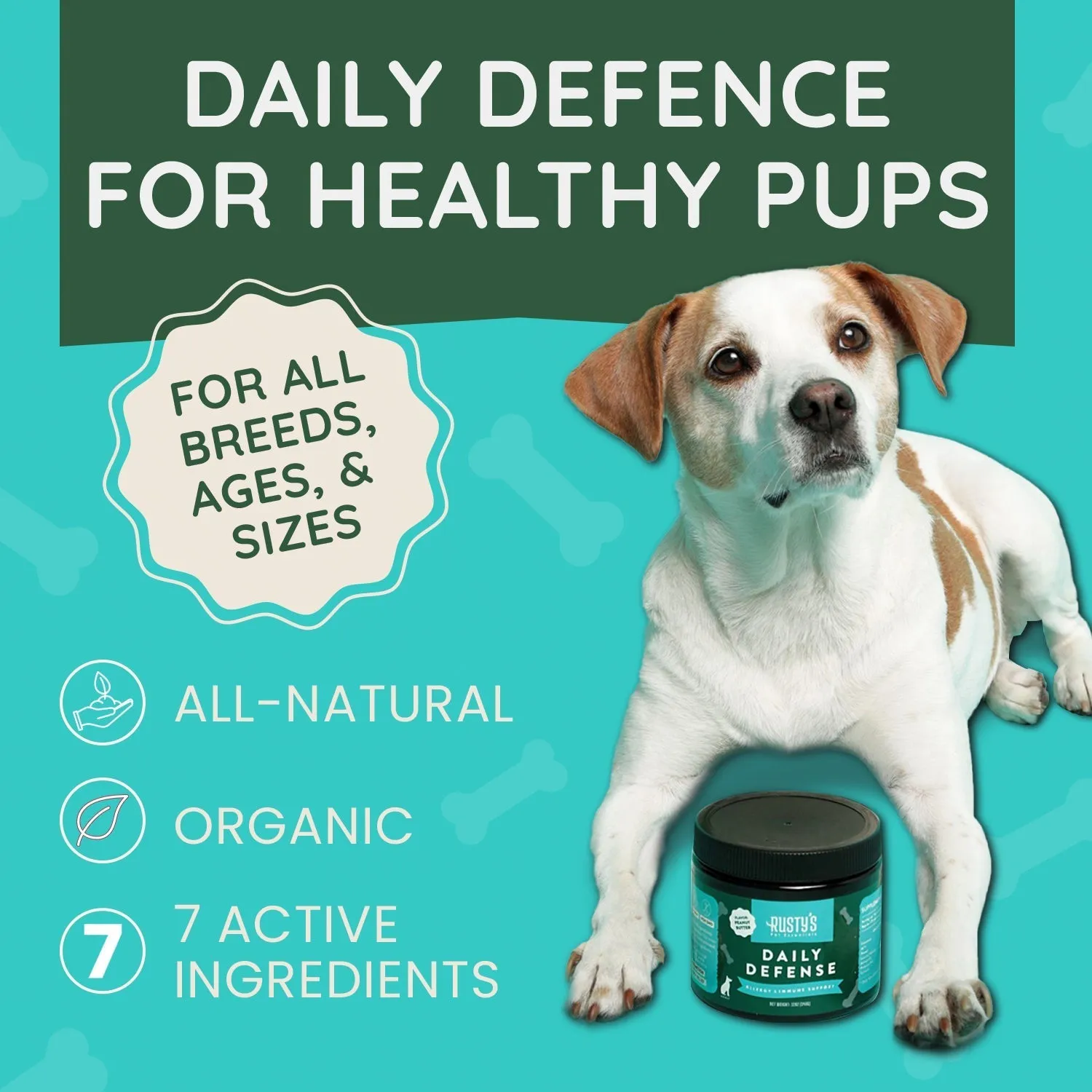 Rusty's Pet Essentials Daily Defense - Allergy & Immune Support