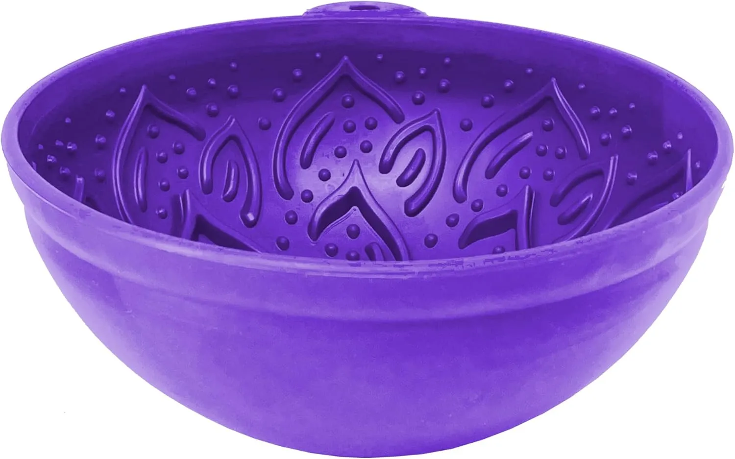 SodaPup Garden Tipsy Bowl eMat  Durable Lick Mat Enrichment Feeder Made in USA from Non-Toxic, Pet-Safe, Food Safe Rubber for Mental Stimulation, Avoiding Overfeeding, Calming, & More