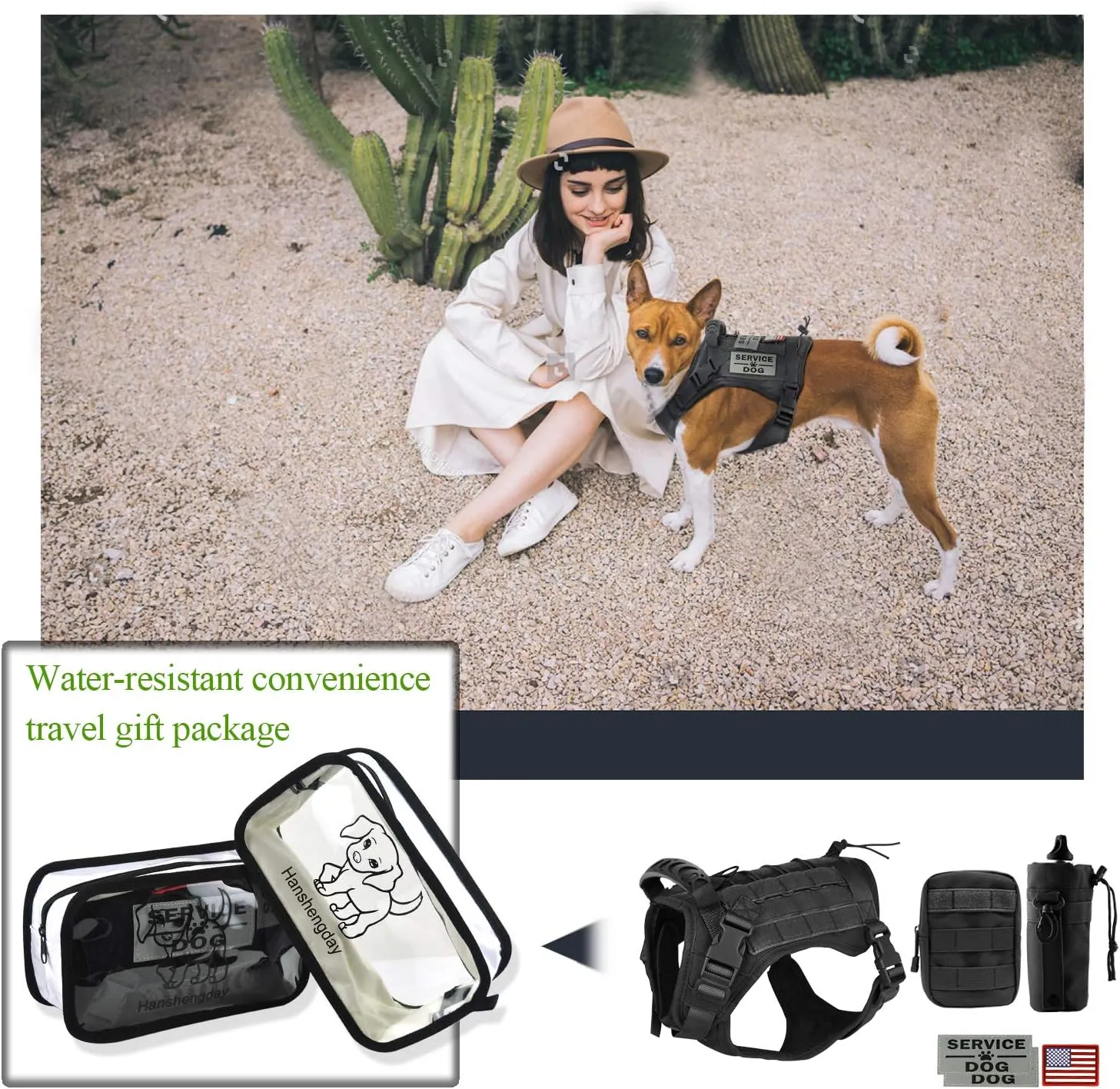 Tactical Dog Vest Training Outdoor Breathable Harness Military Pet Tactical Vest Detachable Pouches D Ring for Dog Leash
