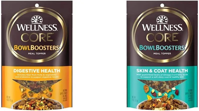 Wellness Bowl Boosters Dog Topper Variety Pack, Digestive Health & Skin & Joint