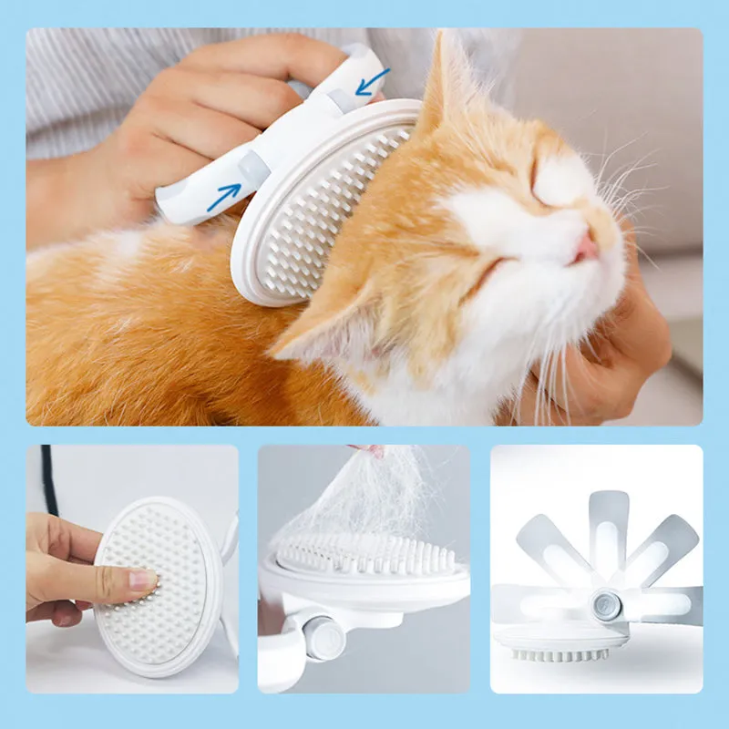Woooby™ Cats Wool Pet Hair Deshedding Brush Set Comb