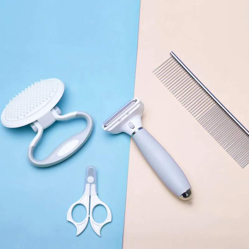 Woooby™ Cats Wool Pet Hair Deshedding Brush Set Comb