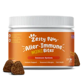 Zesty Paws Dog Aller-Immune Mini Bites Lamb 90soft chews